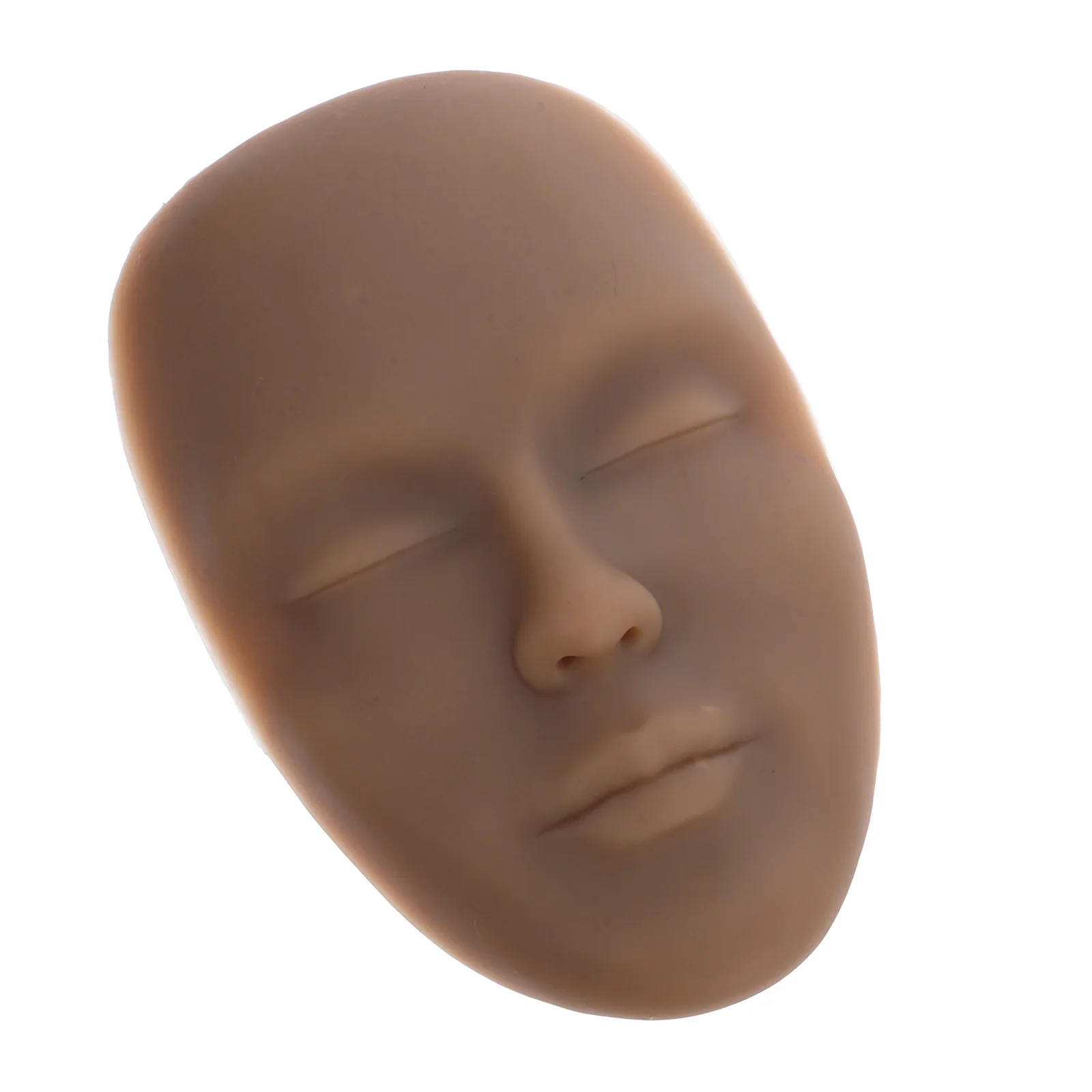 

Silicone Makeup Practice Face, Detachable Eyebrow Eye Lip For Asian Skin Tone, Tattoo Practice Skin Head, Makeup Mannequin Head