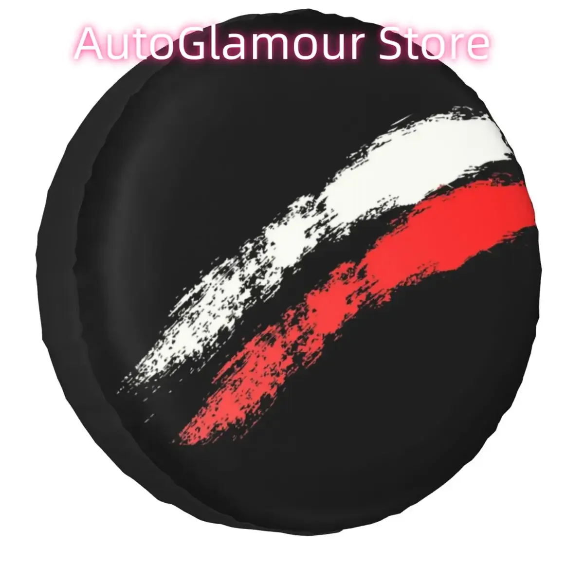 

Чехол для запасного колеса с польским флагом для Jeep Pajero Custom Polska, водонепроницаемые пыленепроницаемые чехлы на колеса автомобиля 14 дюймов, 15 дюймов, 16 дюймов, 17 дюймов