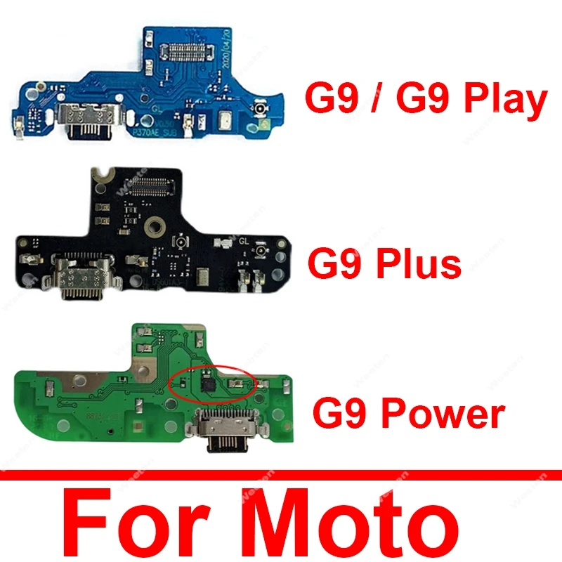 

Плата зарядного USB-порта для Motorola Moto G9 G9 Play G9 Plus G9 Power, зарядная док-станция с USB-разъемом, запасные части