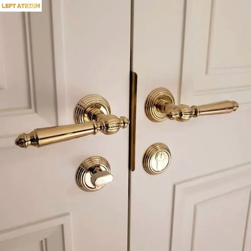 zinc-alloy-double-door-lock-bedroom-safety-silent-locks-universal-split-lock-wooden-doors-handle-door-locks-hardware-accessories