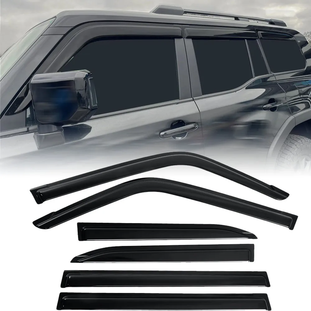 

For Toyota Land Cruiser 2024-2025 Window Visors Vent Rain Guards Wind Deflector