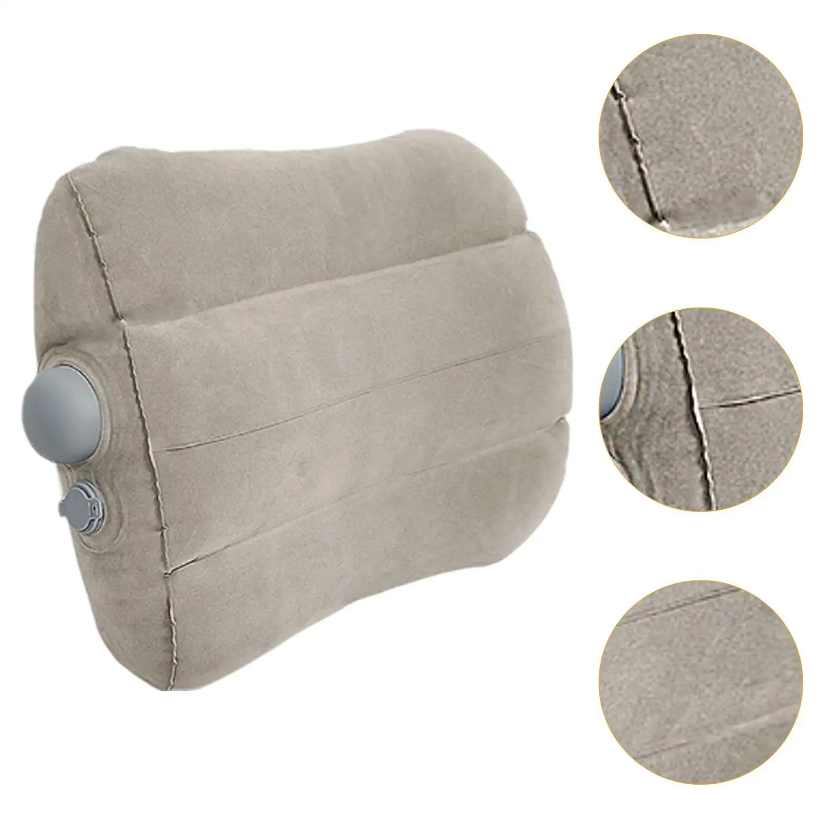 اضغط على وسادة الخصر القابلة للنفخ وسادة السفر للنوم لسرير الطائرة