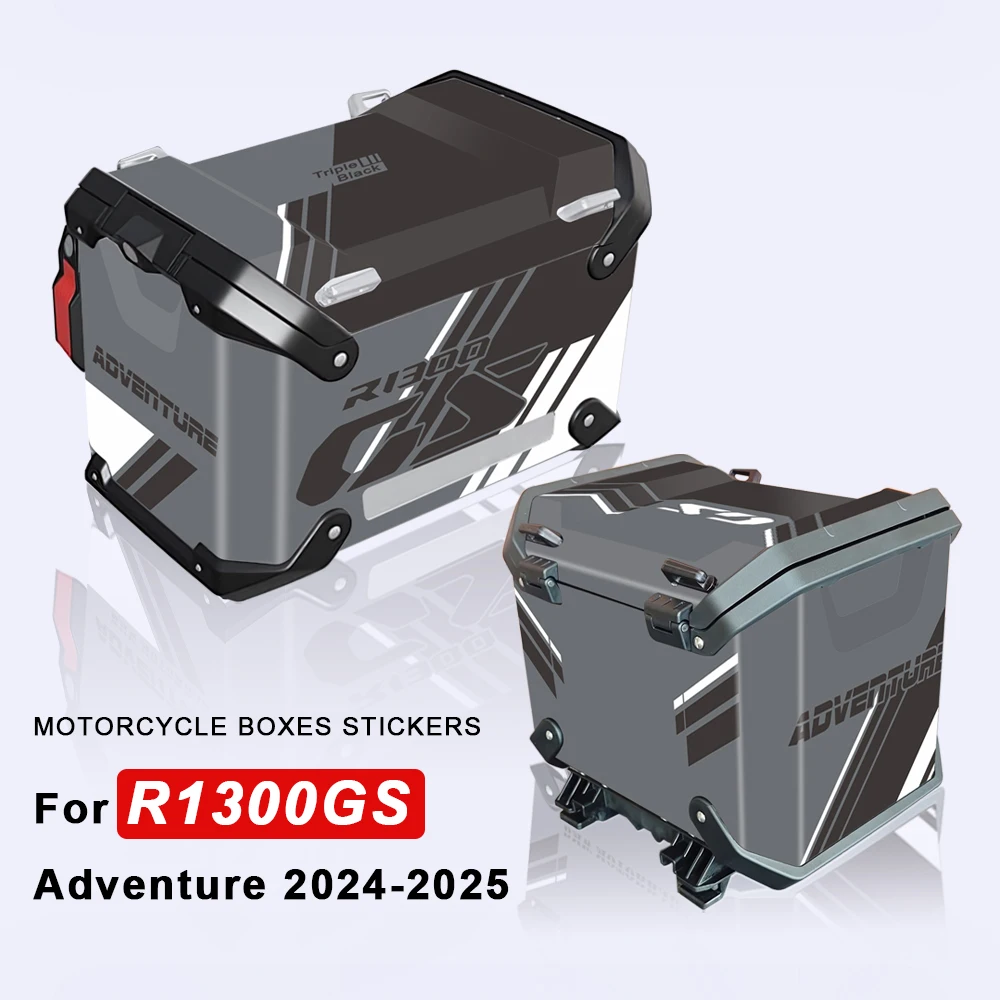 ملصقات حقيبة الدراجة النارية لسيارات BMW R1300GS Adventure R1300 GS R 1300 GS ADV 2024-2025 صناديق جانبية مجموعة شارات حقيبة الأمتعة