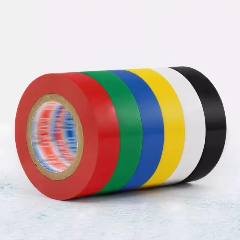 15mm x 10Meter (0.6” x 32.8Ft) Electrical Tape Matte Rainbow, Waterproof,Strong Adhesive, Durable, Easy-Wrap for General Home