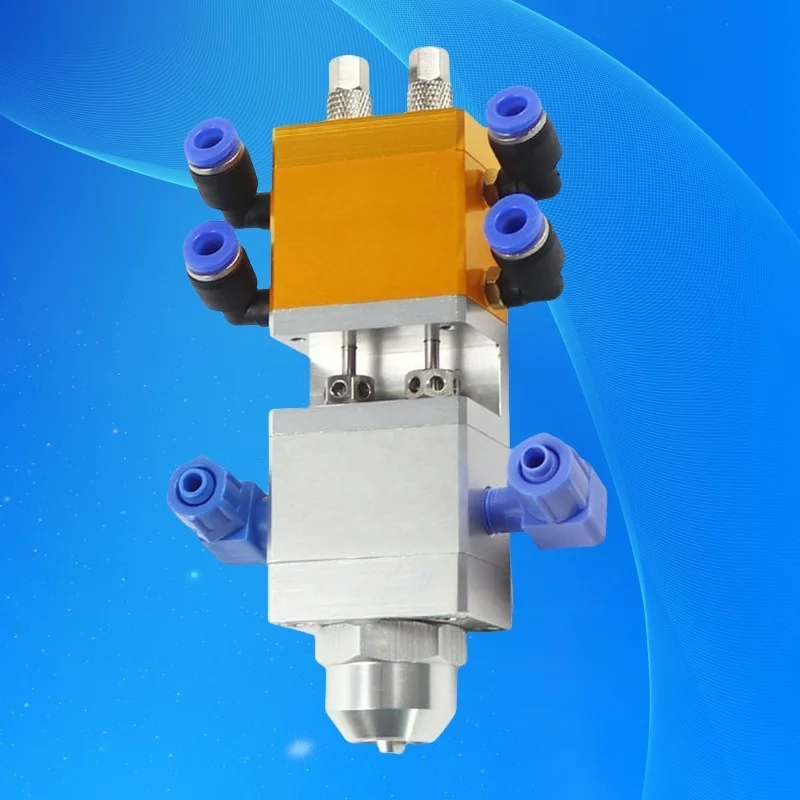 ‌Heavy-Flow Dual-Cartridge Dispensing Valve | AB Epoxy Mixer with Suction Lift & Diaphragm Tech Fast Ship‌