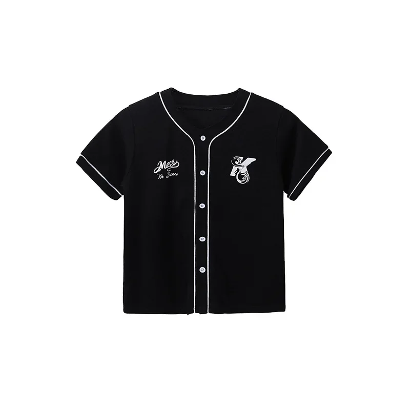 Kinder Jazz Dance Kostüm Mädchen Schwarz Street Dance Hip Hop Outfit Kurzarm Shirt Casual Shorts Kinder Bühne Leistung Tragen