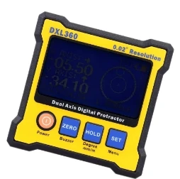 

DXL360 Dual Axis Digital Angle Protractor With 5 Side Magnetic Base High-precision Dual-axis Digital Display Level