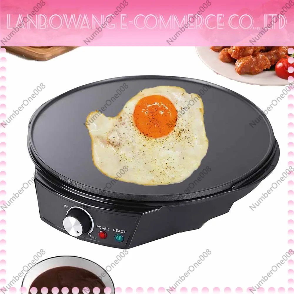 110V US Plug Electric Pancake Maker Non-Stick Griddle Crepe Machine for Breakfast
