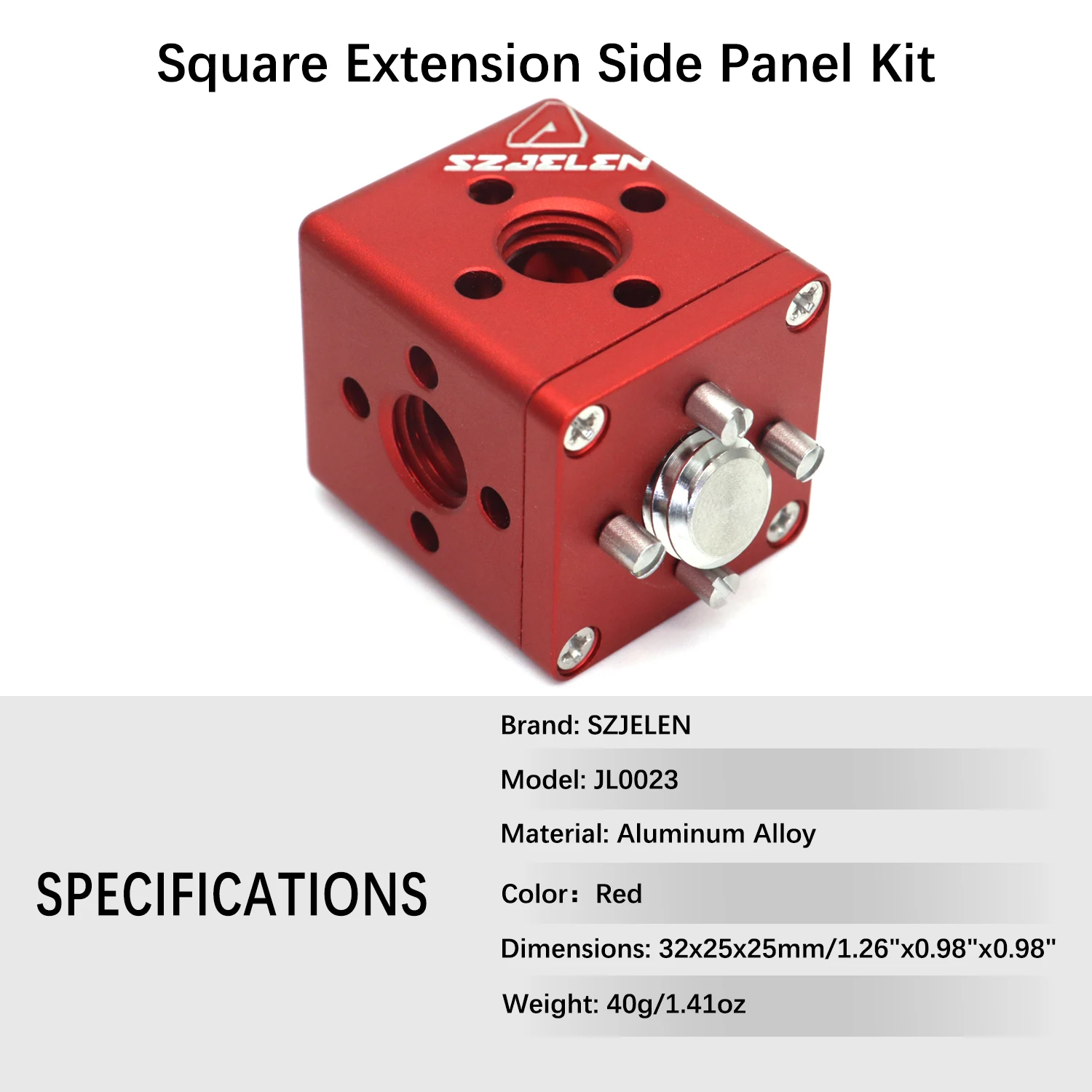 Camera 3/8 screw extension side panel kit with removable square extension handle Camera 3/8 screw extension side panel kit with
