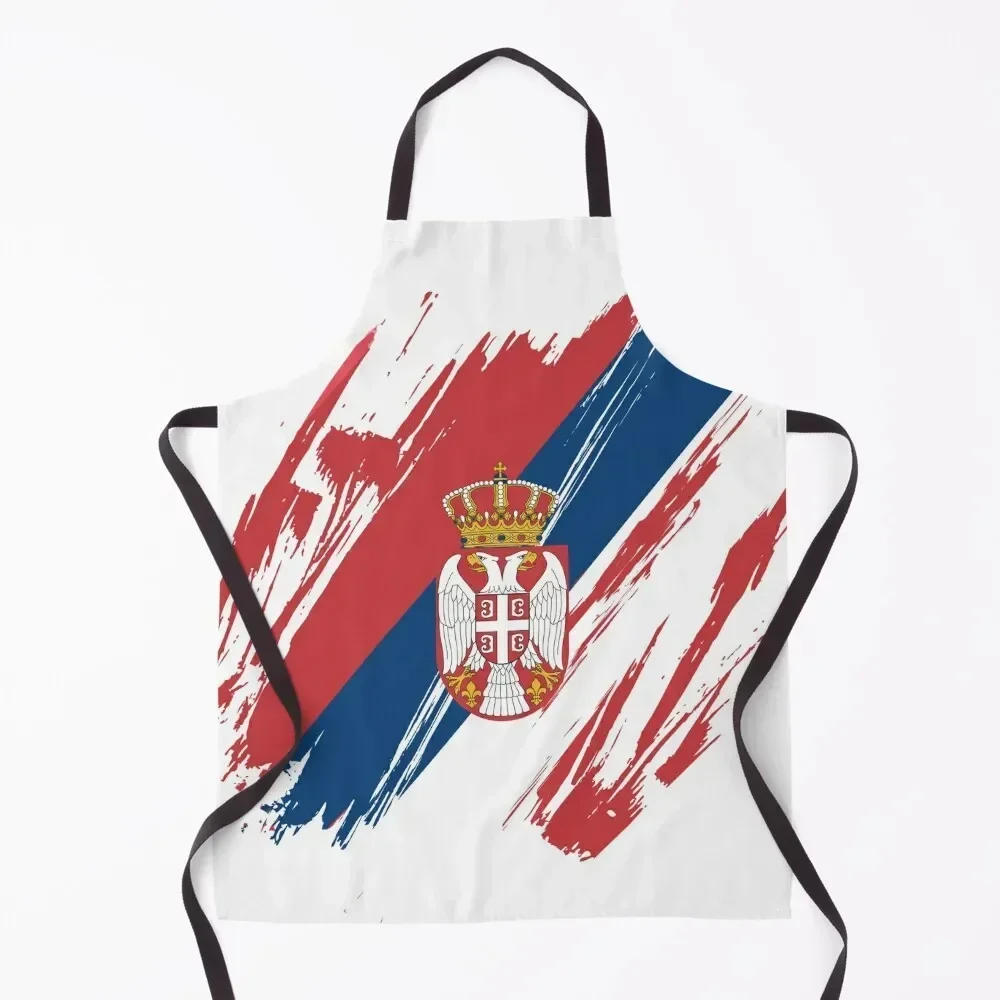 

Serbia Србиа Apron custom women's kitchen Women Kitchen'S Kitchens For Men Kitchen Supplies Apron
