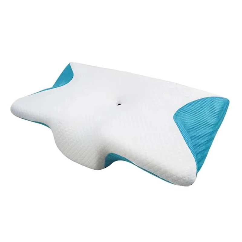 Foam Neck Pillow Ergonomic Adjustable Foam Neck Pillow Contour Odorless Sleep Pillow For Side Sleeper Bed Pillow