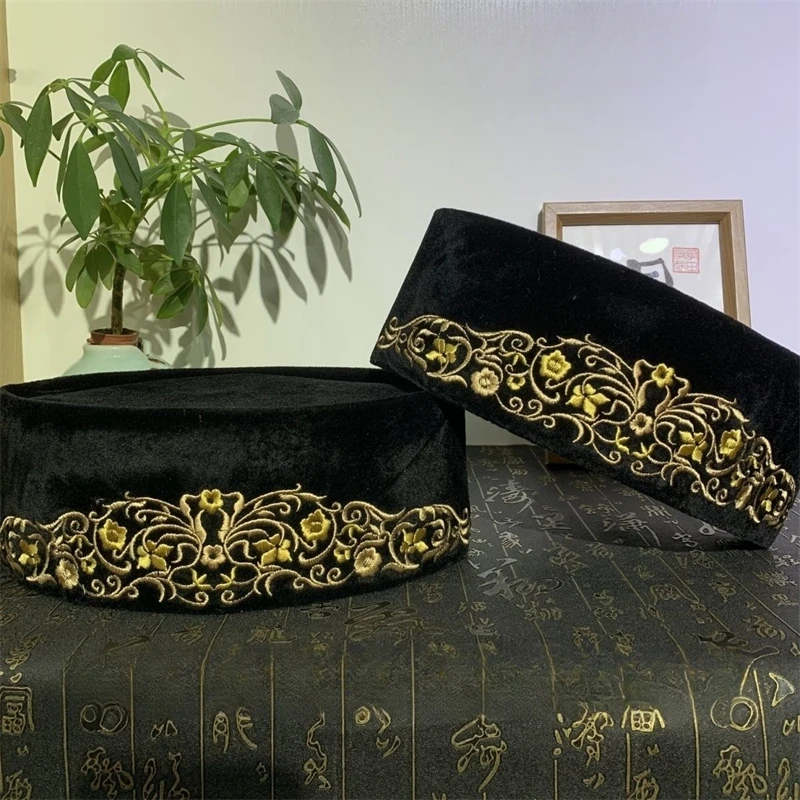 

Muslim Caps For Men Clothing Tax Products Turkey Prayer Malaysian Boat Hat Kippa Islamic Kufi Topi Black 157