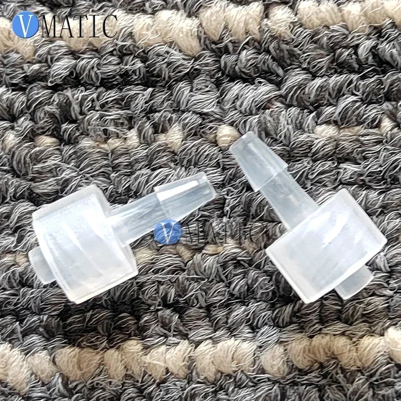 100Pcs 1/8 Inch Barb to Luer Lock Adapter | Polypropylene Male Tapered Fitting for Tubing & Syringe Connection