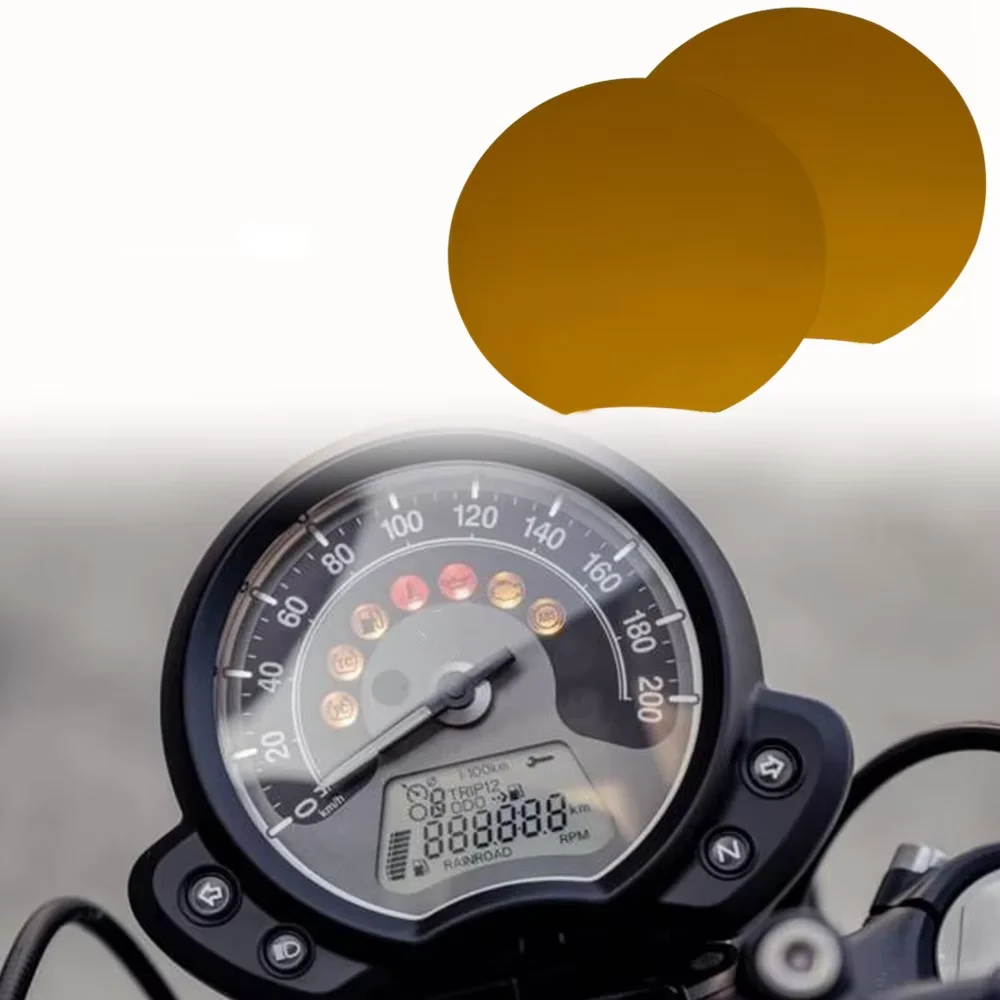 For Triumph Bobber (Black) /Street Scrambler 2017-on motorcycle  Cluster Scratch Screen Protection Film Dashboard Shield Protect