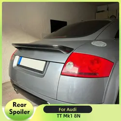Carbon Fiber Rear Trunk Spoiler for Audi TT/TT Quattro Mk1 Type 8N 1998-2006 Coupe Convertible 2-Door FRP Trunk Lip Wing Spoiler