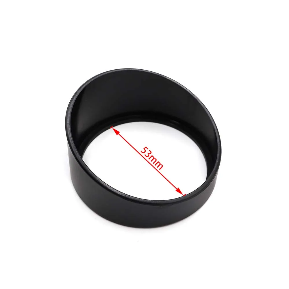 52mm Gauge Cap Sun Visor Cover Surround Protector Gauge Pod Light Shield Hood Visor Cover Pod Gauge Cap Cup