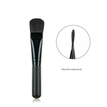 페이스 마스크 브러쉬 플랫 소프트 헤어 페이셜 클렌징 스킨 케어 파운데이션 어플리케이터 컨실러 브러쉬, 뷰티 메이크업 도구, 1PC