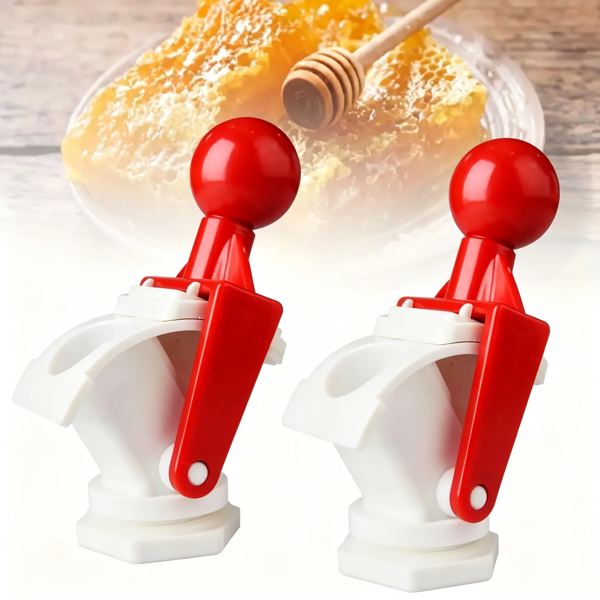 Portable Honey Shaker Extractor Honey Extractor Gate Honey Flow Controlled Valve Head Honeycomb Equipment Beekeeping Tools