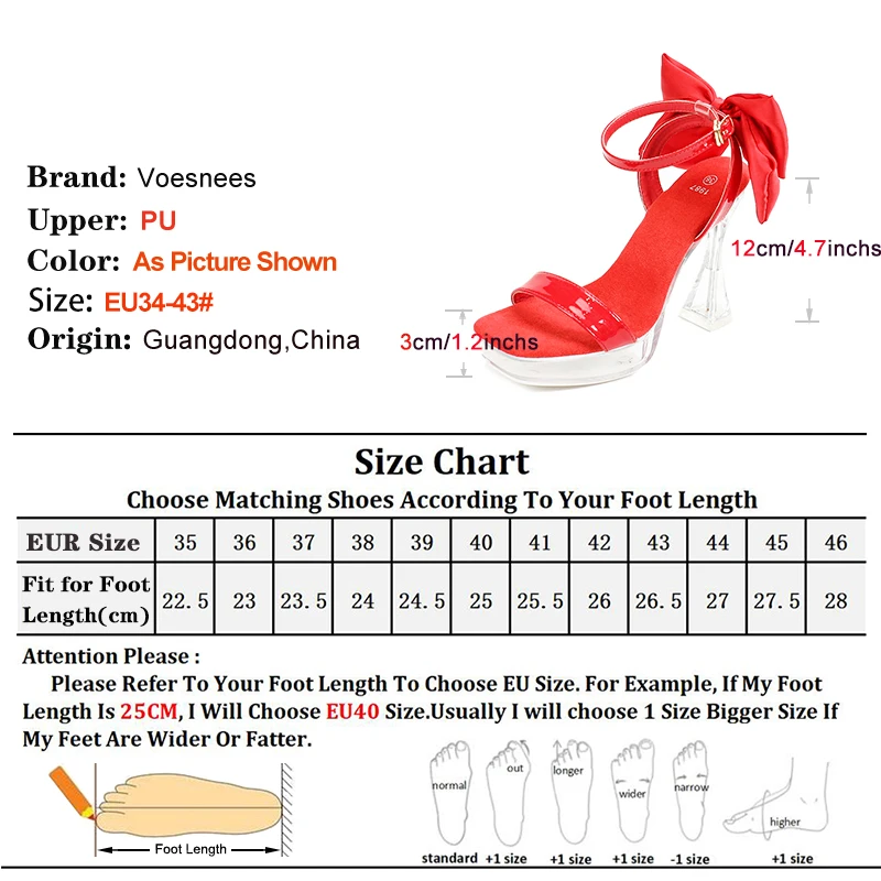 Women Sandals With Butterfly-knot 2024 New Designer Thick Heeld Summer Party Banquet High Heels 12CM Wedding Bridal Shoes 34-43