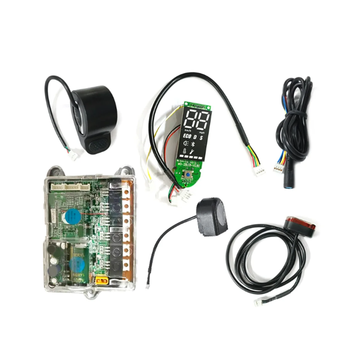 Montagem Controlador Bluetooth Scooter Elétrico, Main Control Board, Ajuste de Velocidade do Acelerador, Xiaomi M365Pro, 6 Pack