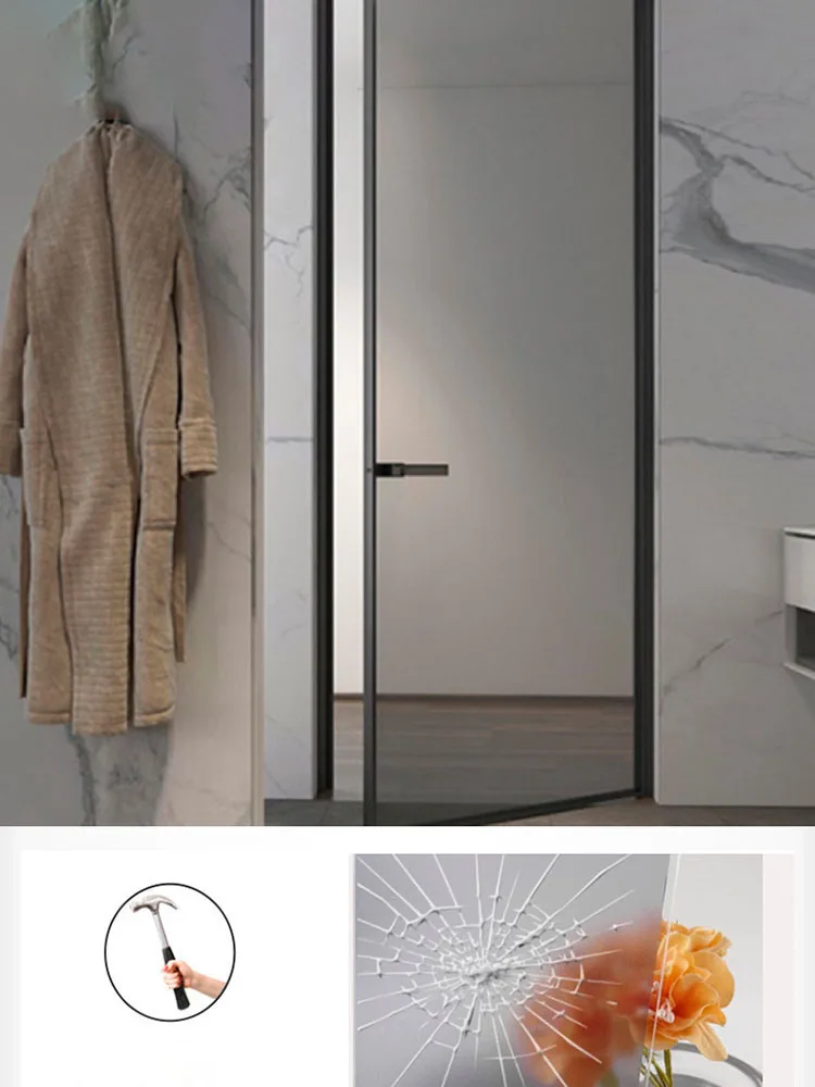 High-quality fashionable oil sand glass film, the simple style increases the beauty of your space and can also protect privacy