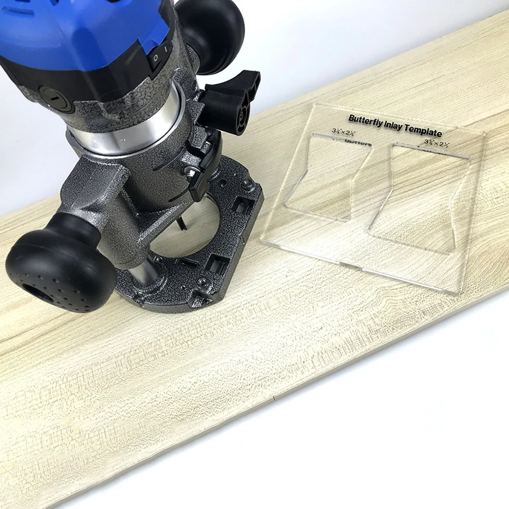 Şeffaf Akrilik Kelebek Kakma Ş - Woodworking Router Templates incelemesi ve fiyatı
