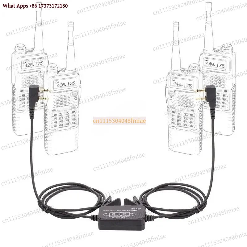 k3 Two-Way Radio Repeater Signal Booster, Walkie Talkie Signal Extender, Compatible for Baofeng BF-888S UV-5R