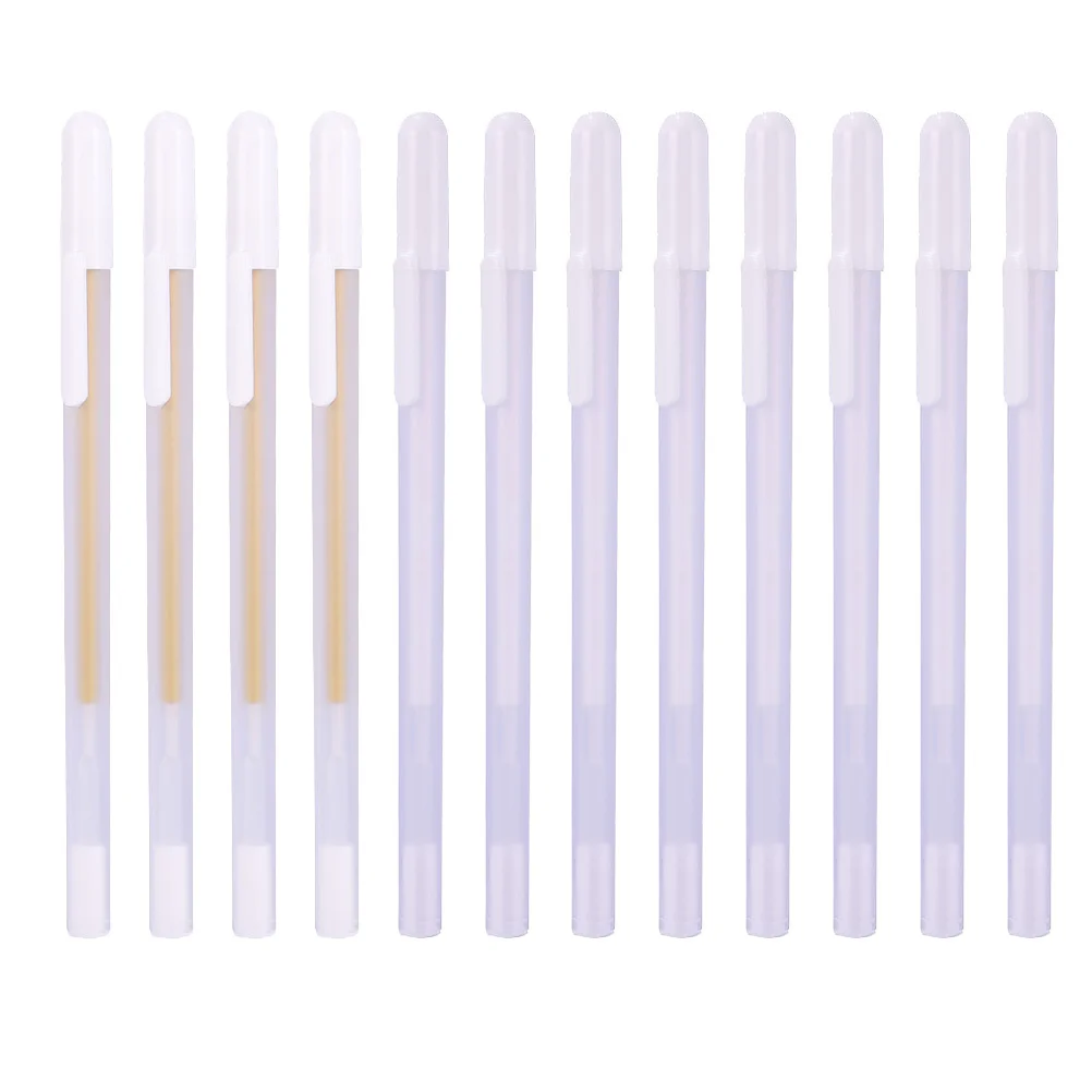 

12pcs Highlighter Pens 0.8Mm Fine Tip Odorless Gel Ink Markers For Illustration Coloring Books Art Drawing Smooth Lines