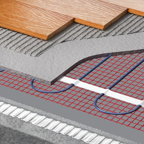Imagen 2 del producto Kit de alfombrilla calefactora eléctrica para suelo radiante, 230V, 150w/m2, piezas del sistema de almohadilla para baño, baldosas de piedra de cerámica, suelo de madera, calentado