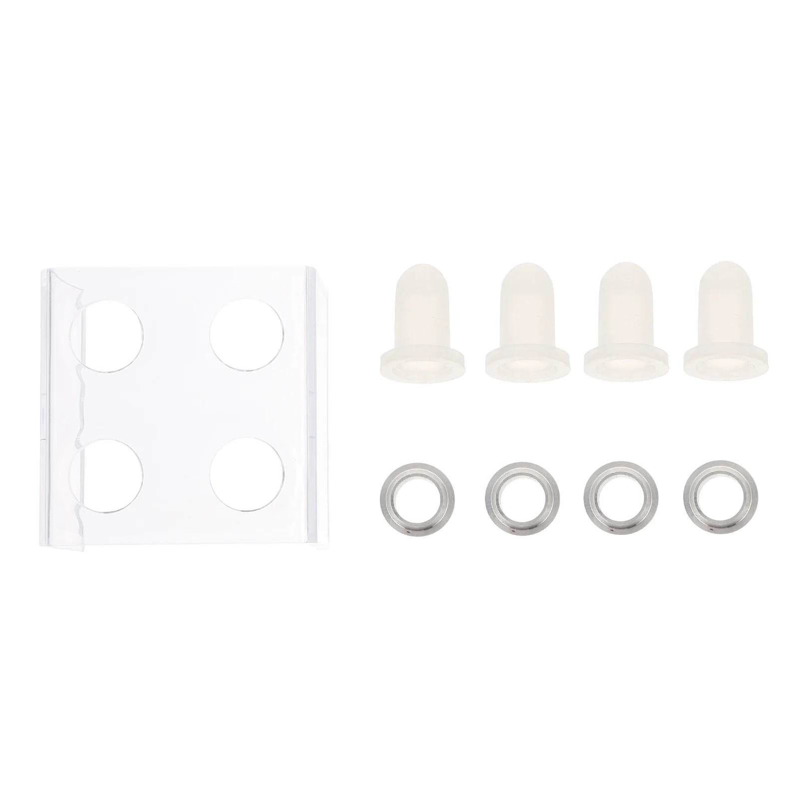 Diy batom 1mm silicone bálsamo labial fazendo ferramenta molde 4 moldes 4 anéis 1 titular ferramenta de bálsamo labial diy artesanal batom molde conjunto