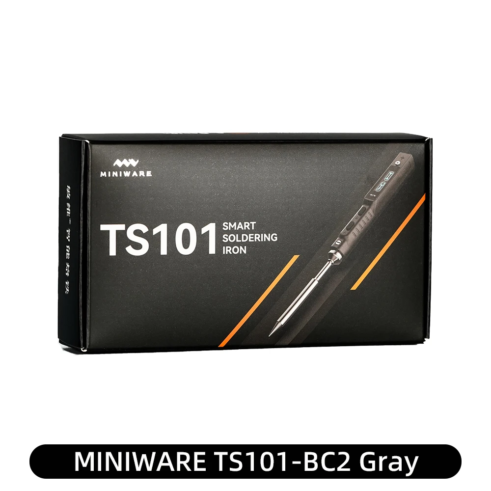 Originele MINIWARE TS101 Soldeerbout Draagbare Verstelbare Temperatuur Digitale Soldeerstation Tip TS-BC2 PD3.1 90W TS100 Upgrade