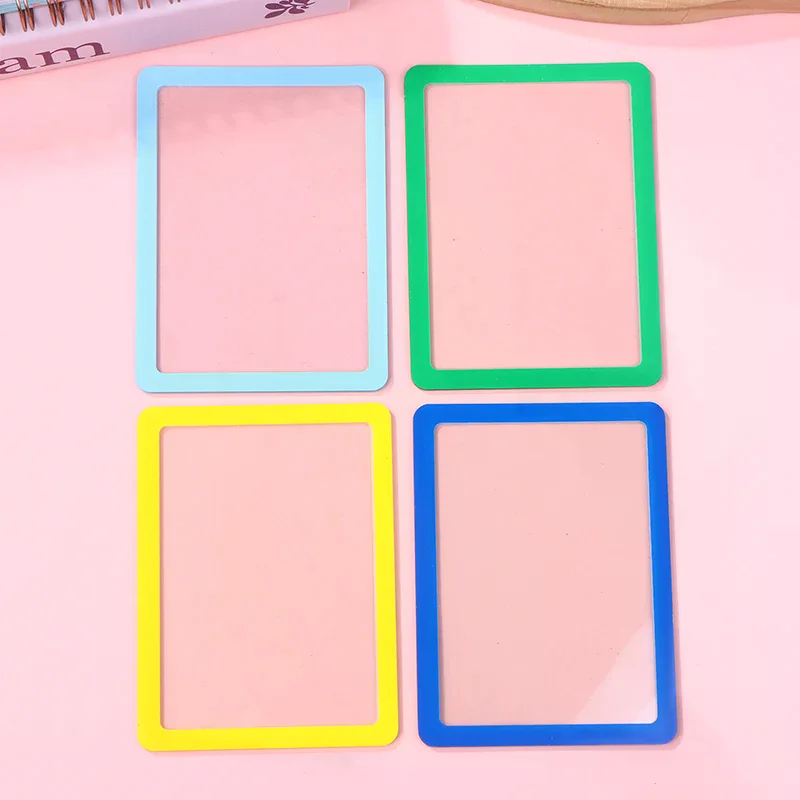 5 قطع من غلاف البطاقات ذو الحواف الصلبة، غلاف حماية من المواد البلاستيكية، غلاف حماية مضاد للسقوط