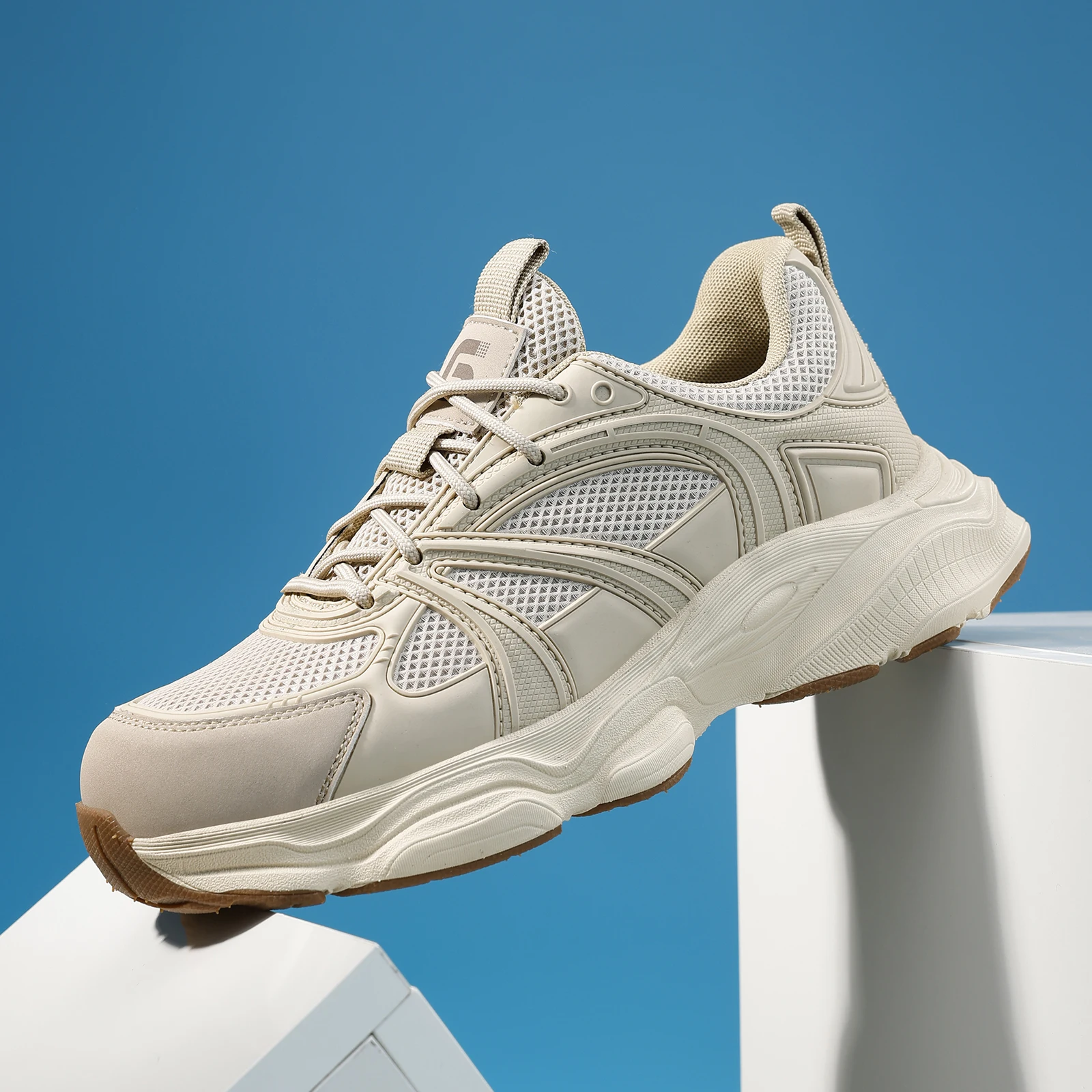 

Мужские рабочие ботинки GUYISA, с защитой от ударов и проколов, подошва из EVA, легкие.