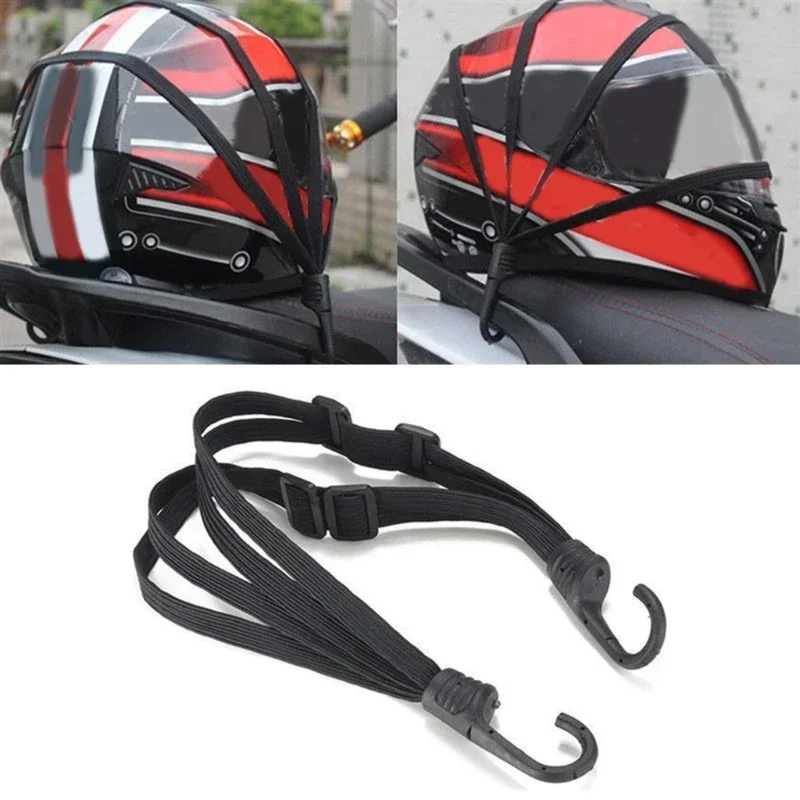 2 Pieces Luggage Strap Rope 60-170cm Adjustable Bicycles Lashing Strap Tension Ropes with Hooks Elastic Luggage Strap