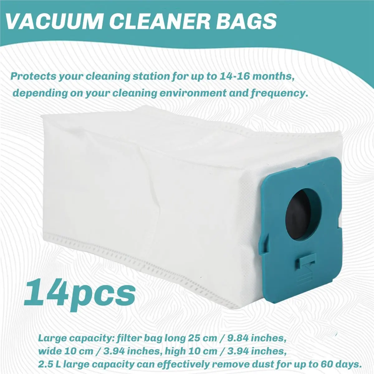 Bolsas para Aspiradora X10A VCA-ADB952 para Samsung Bespoke Jet Pro Extra / Complete Extra / Complete / Pet Handheld Vacuum