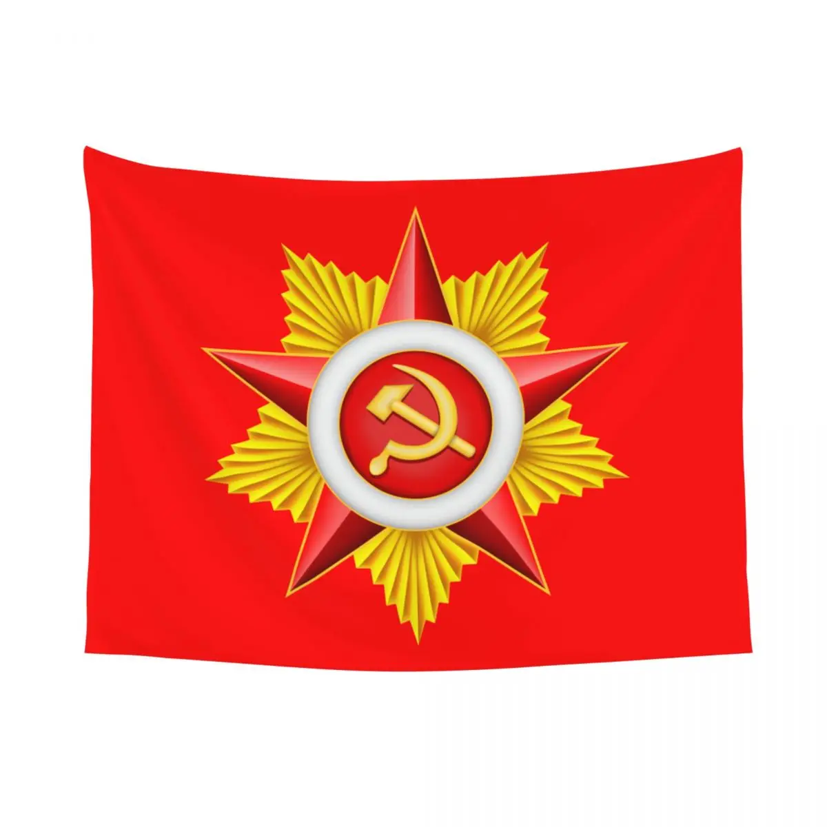 Red Srar Soviet Union Symbol Tapestries for  Dorm Russian CCCP USSR Socialist Flag Hippie Wall Hanging Tapestry Home Decor