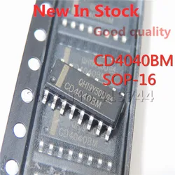 10PCS/LOT CD4040 CD4040BM SMD SOP-16 counter/divider In Stock NEW original IC