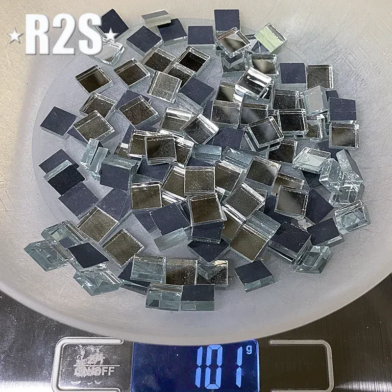 100g Glass Mirror Mosaic Tiles Bulk Diamond Shape DIY Craft Handcrafted Accessory Home Wall Artwork Decor Supplies arte