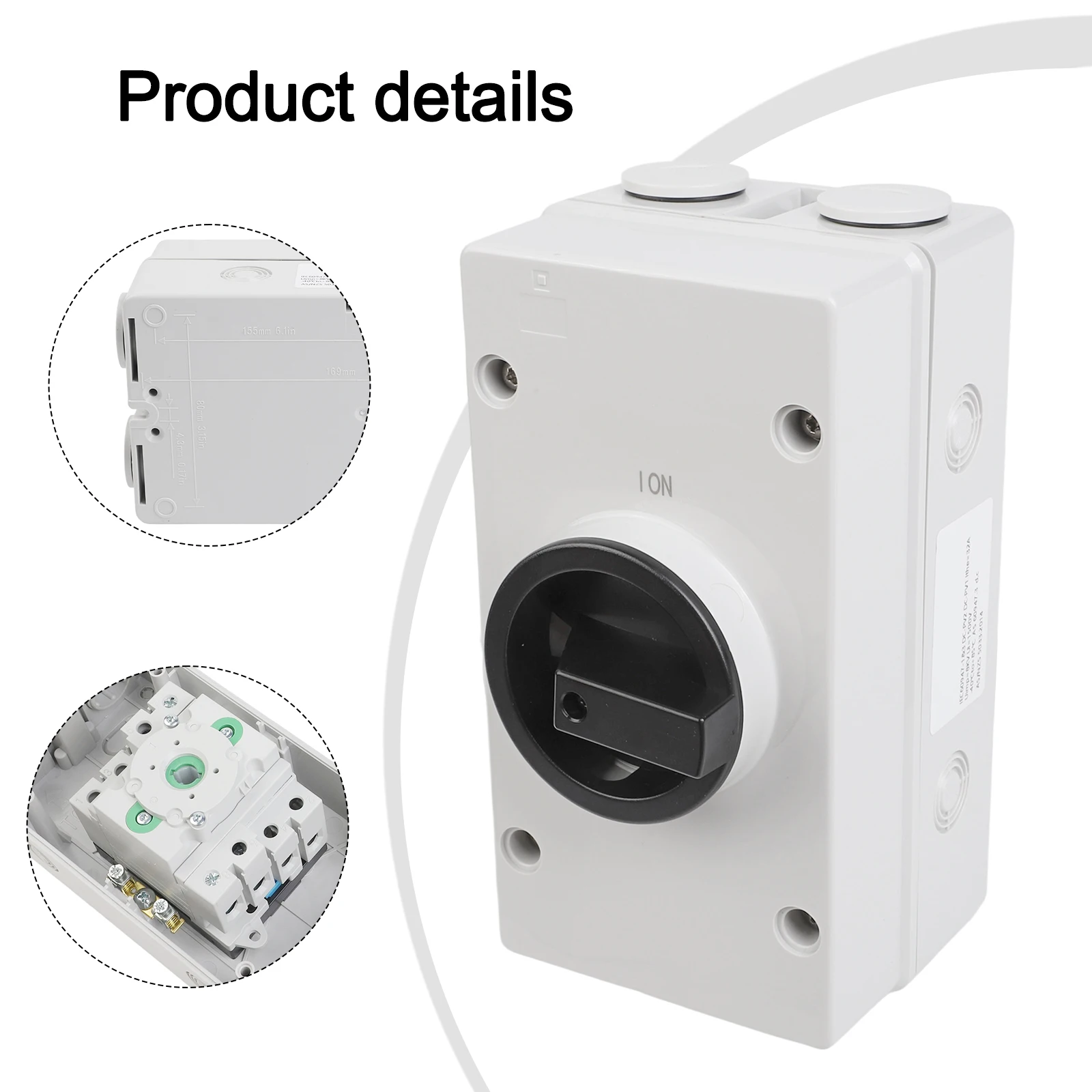 

Sustainable Power Management IP66 Rated Solar PV Load Switch Featuring Safe Maintenance Isolation Functionality up to 1000V