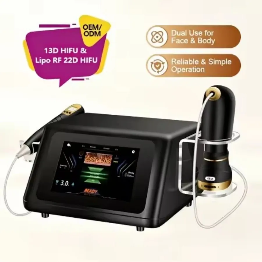 Professional 22D MAX HI Beauty Equipment Machine for Facial Tightening Slimming And Fat Reduction Latest Model