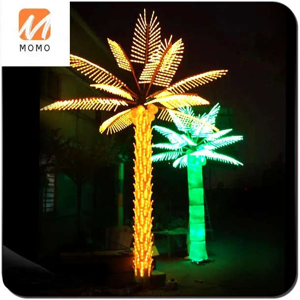 selling products artificial palm tree with led lights