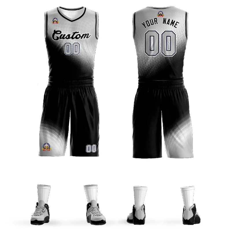 

Custom Basketball Jerseys Design Breathable Sport Wear Custom Sublimation Reversible Basketball Jersey Set Basketball Uniform