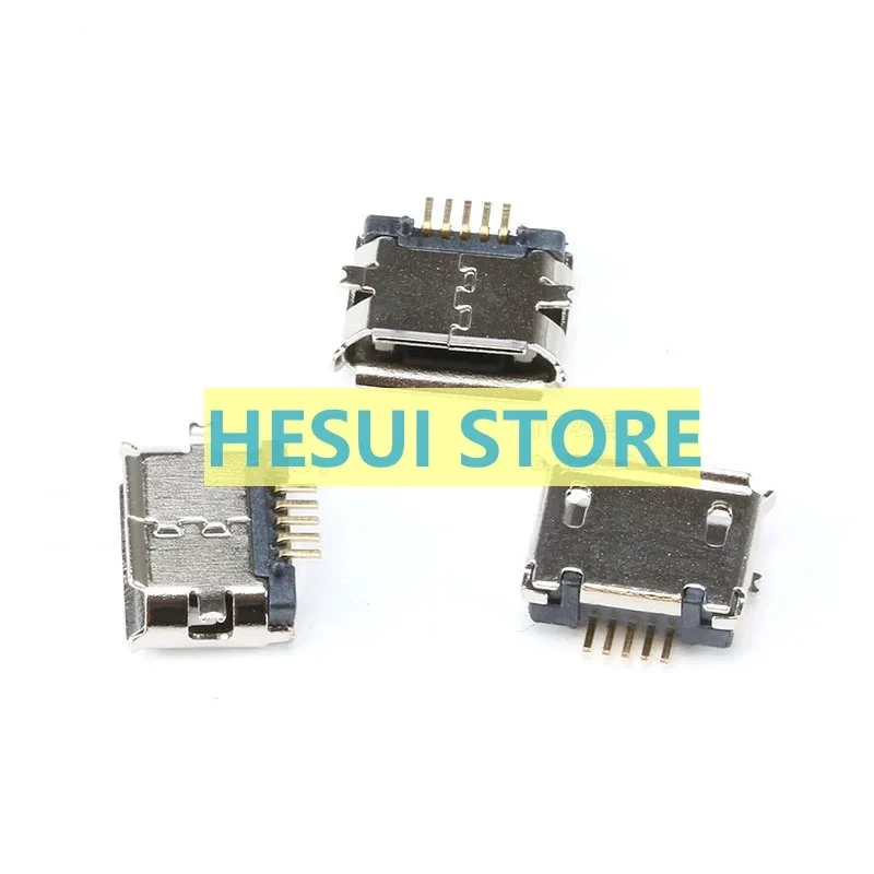 All copper MicroUSB socket MINIUSB female 5-pin patch