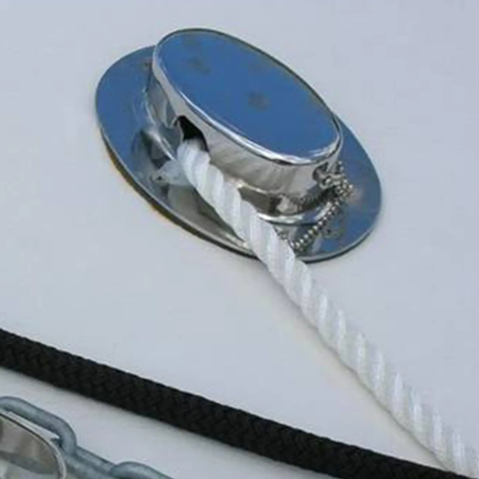 Stainless Steel Chain Deck Pipe Functional Oval Deck Piping for Boats Yachts Anchor Chain Storage Accessories