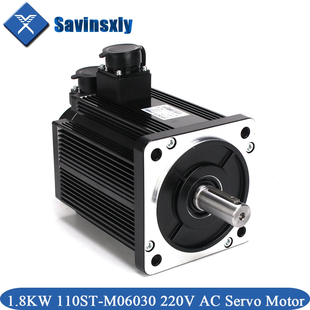 1PCS 110ST-M06030 1.8KW 6N.M 3000RPM AC Servo Motor .