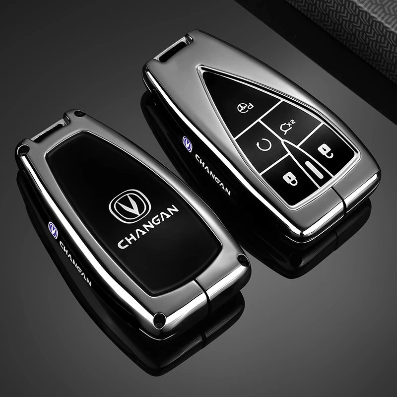 Car Key Case Cover Shell Protector for Changan UNIT UNIK CS35PLUS CS55 PLUS CS75 PLUS Oshan X7 X5 Accessories Zinc Alloy 2026 - view 3