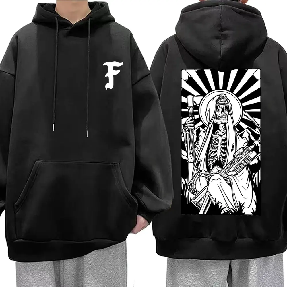 

Forward Observations Group Skeleton Graphic Hoodie Men Women Casual Vintage Sweatshirts Men's Gothic Rock Oversized Streetwear