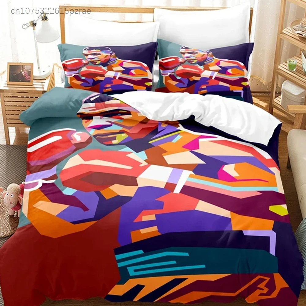3D Printed Boxing Bedding Set Duvet Cover Bedroom Comforter Covers Single Twin King ​Size Quilt Cover Home Textile