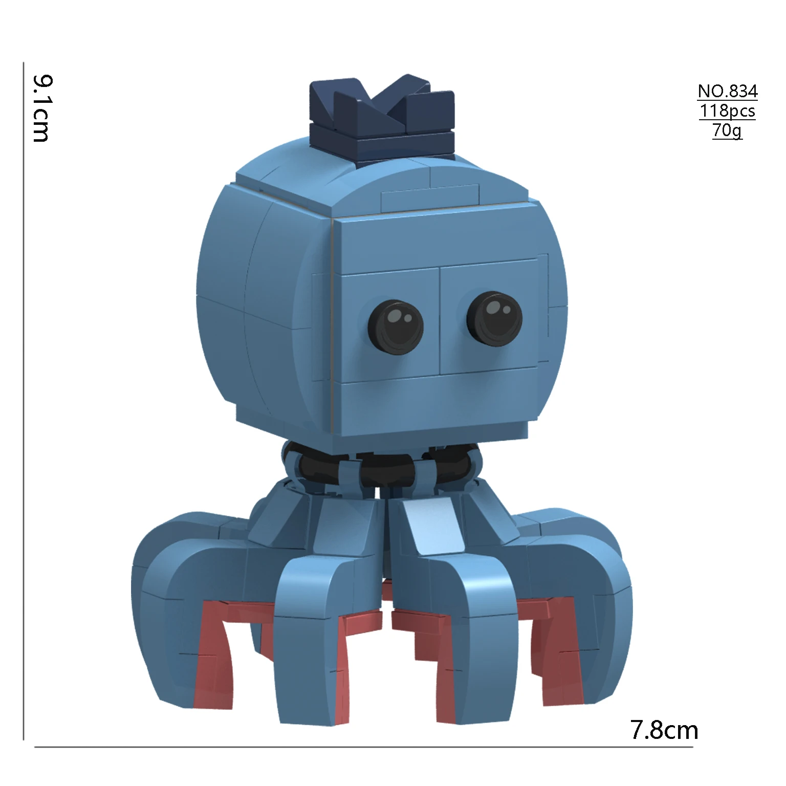 حار AI تونغ تونغ الصحور اللبنات الإيطالية Brainrot عصا خشبية لعبة لعبة MOC القرش سطح المكتب الديكور جمع مضحك هدية #5