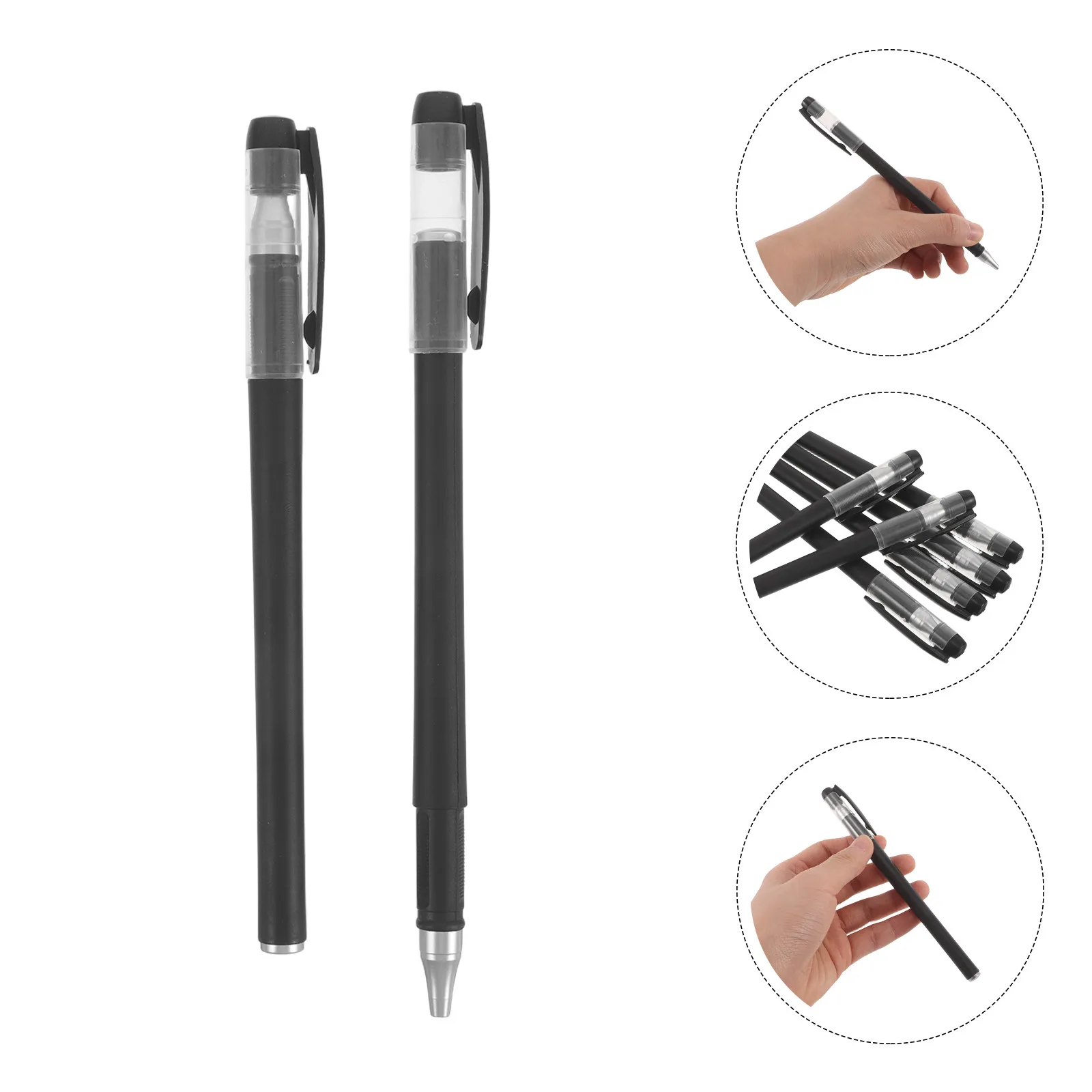 

100Pcs Refillable Gel Pen Barrels Empty Pen Tubes Plastic Shells 13Cm Ballpoint Pens School Office Classroom Office Supplies